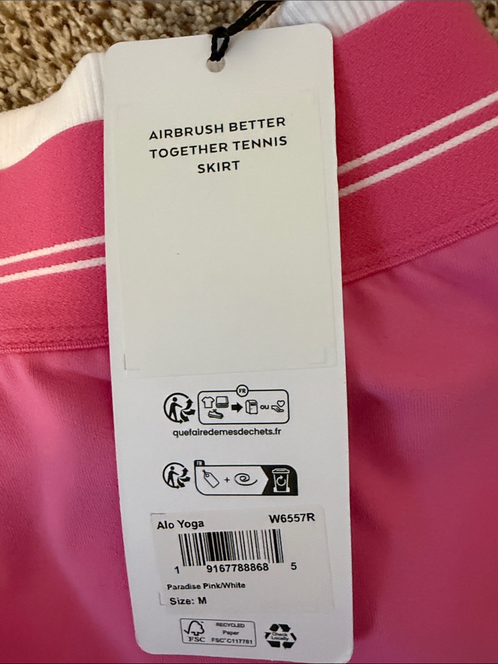 ALO Yoga Pink Women's Skort - Picture 5 of 5